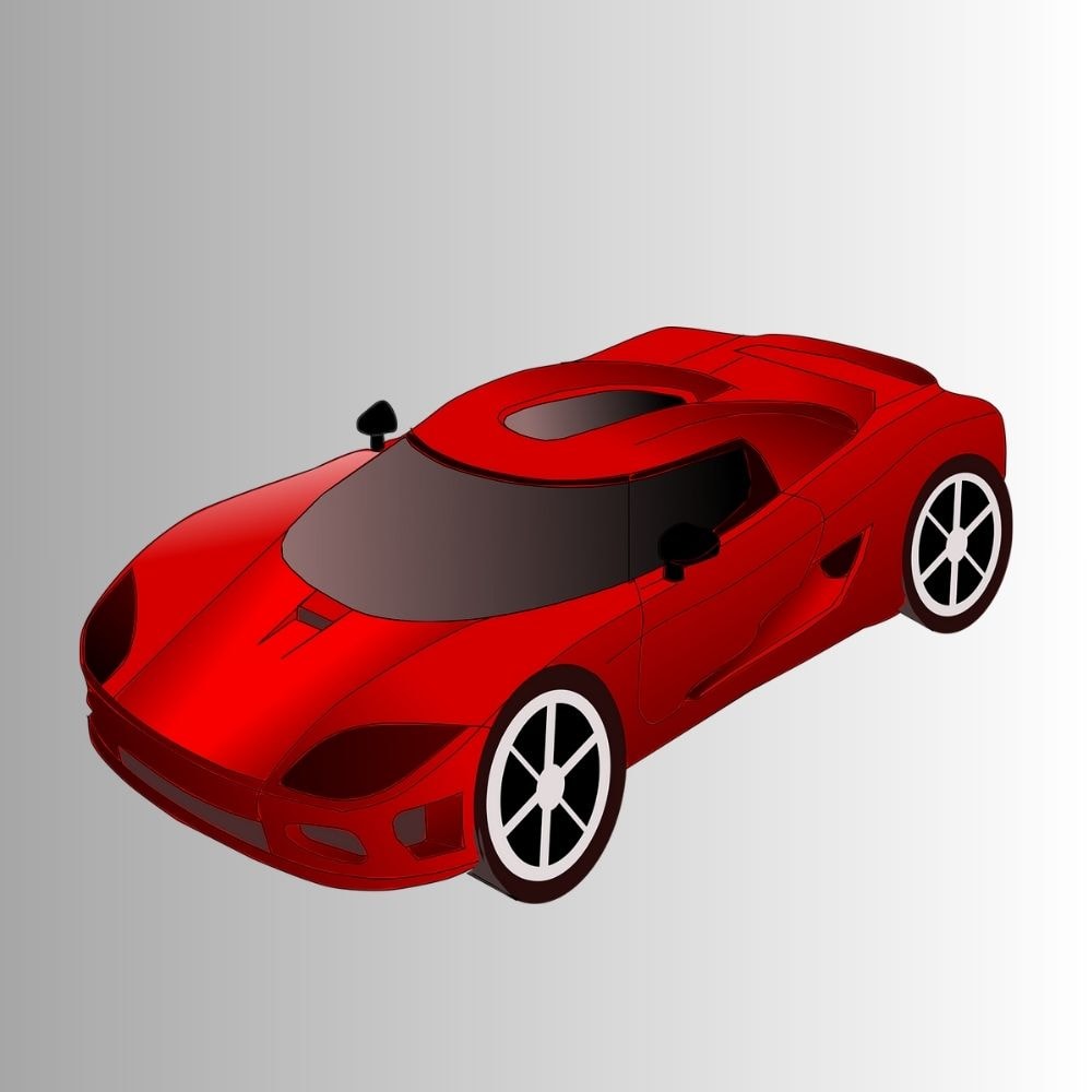 Une voiture de course