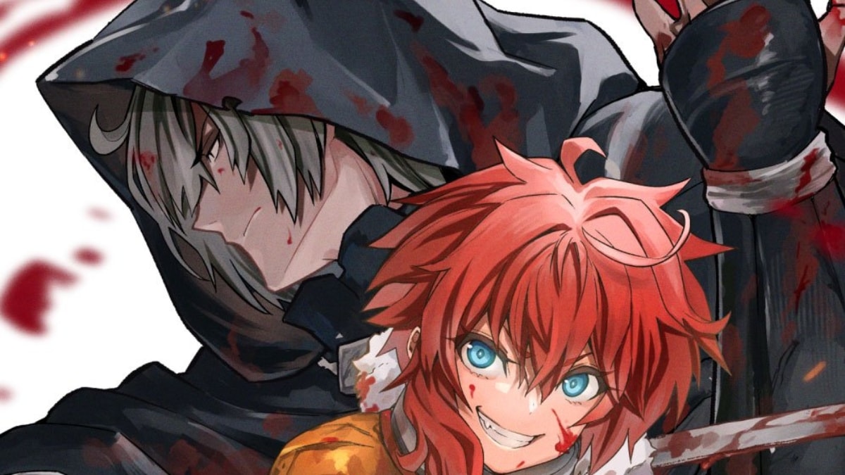 Iarumas et Garbage sur la couverture du manga Blade & Bastard
