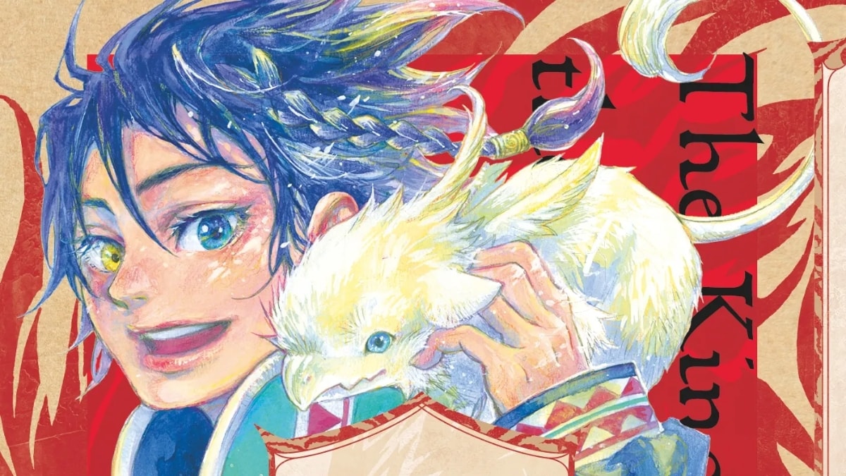 Shan-Lee avec un bébé dragon sur son épaule dans le couverture du manga L'Héritière du Dragon