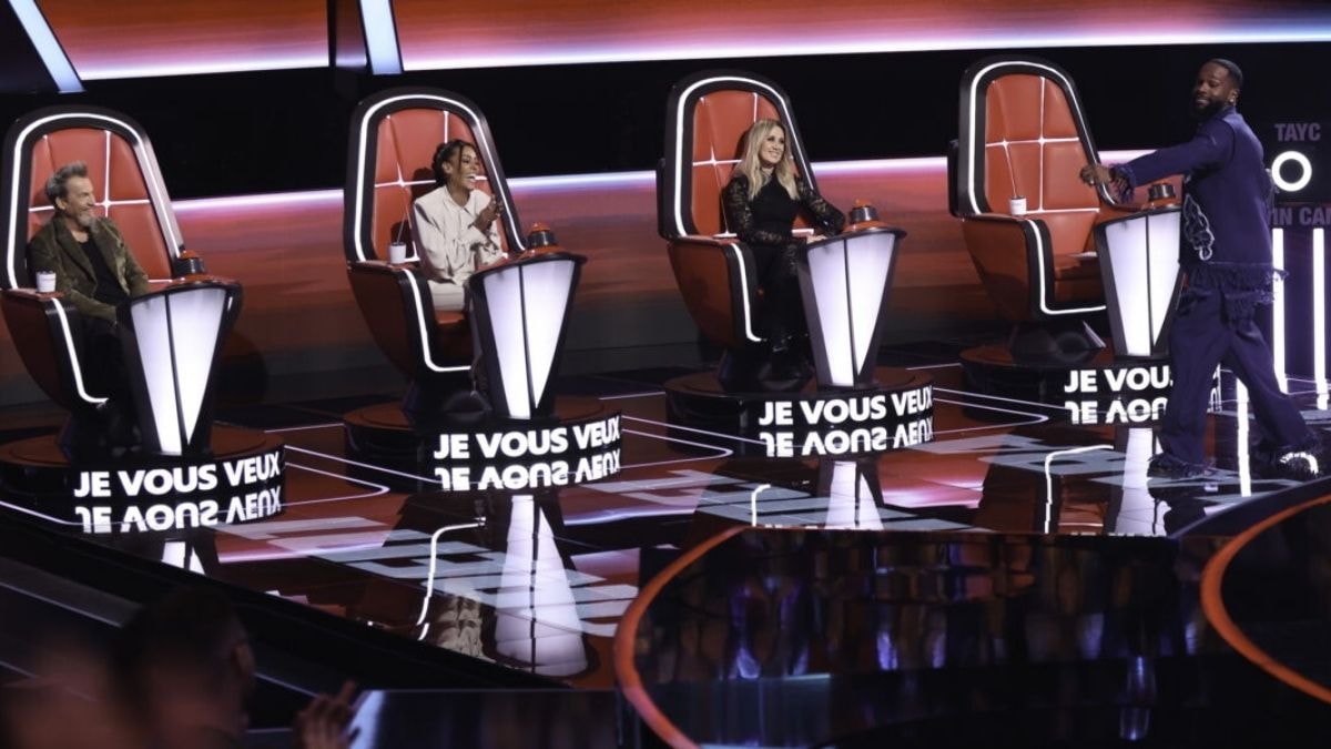 Tayc et le jury de The Voice 2026